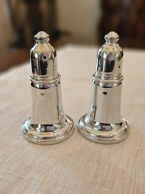 NIB Empire Silver 744B Pewter Salt & Pepper Shakers Set Made In USA Vintage 2004